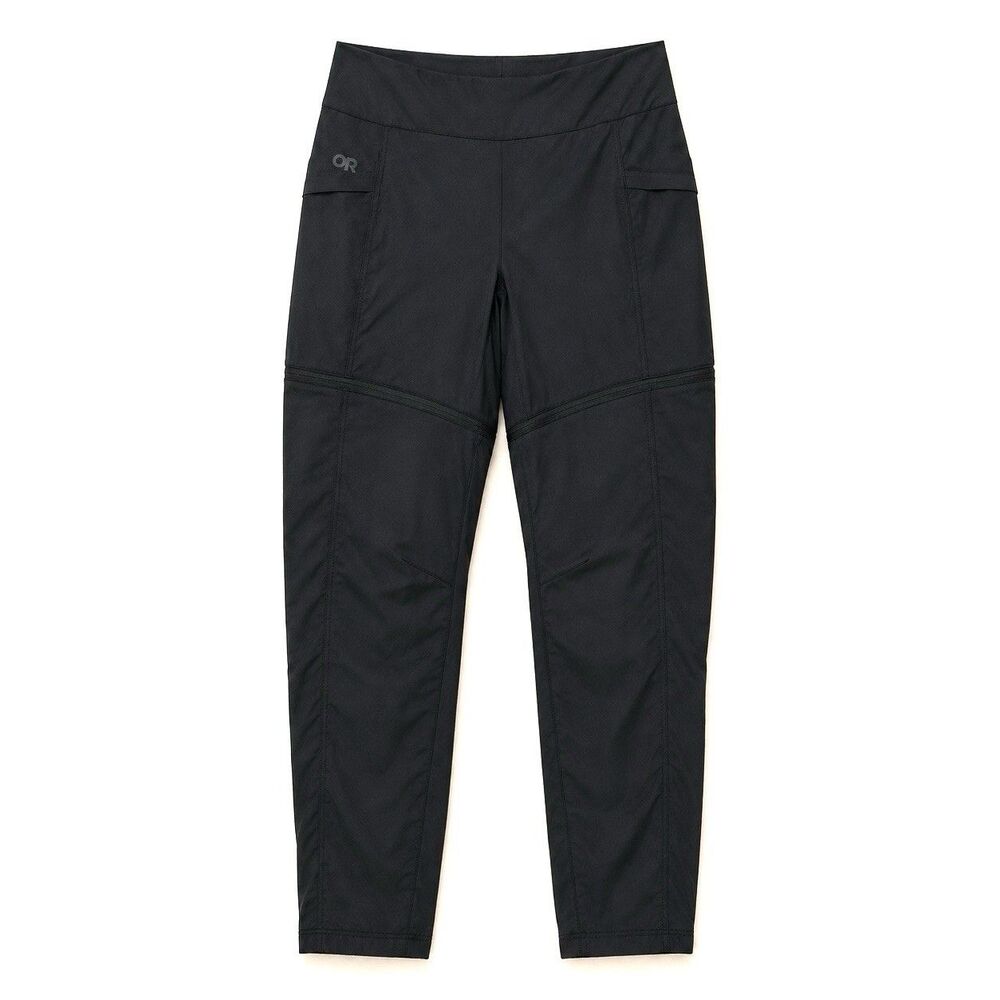 Outdoor Research Ferrosi Convertible Pants Womens 2 Black Zip Off Hiking Trail